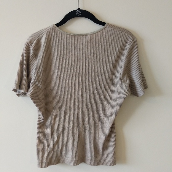 The Limited Beige Sweater Shirt - Picture 2 of 3